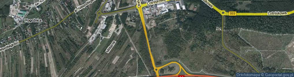 Zdjęcie satelitarne Rzeszowska ul.